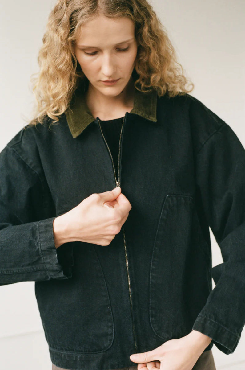 Studio Coat In Washed Black - Soochie - Shaina Mote