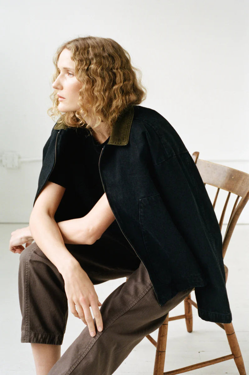 Studio Coat In Washed Black - Soochie - Shaina Mote
