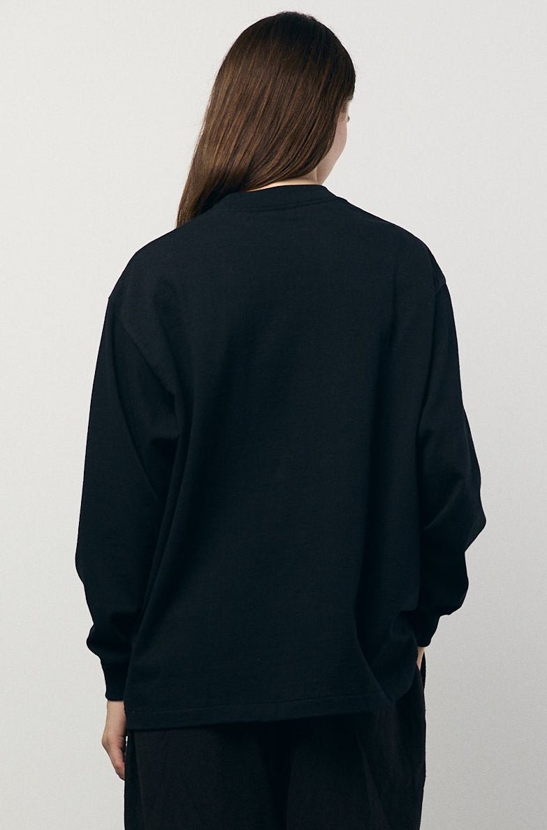 Tube Long Sleeve T-Shirt in Black - Soochie - Yoko Sakamoto
