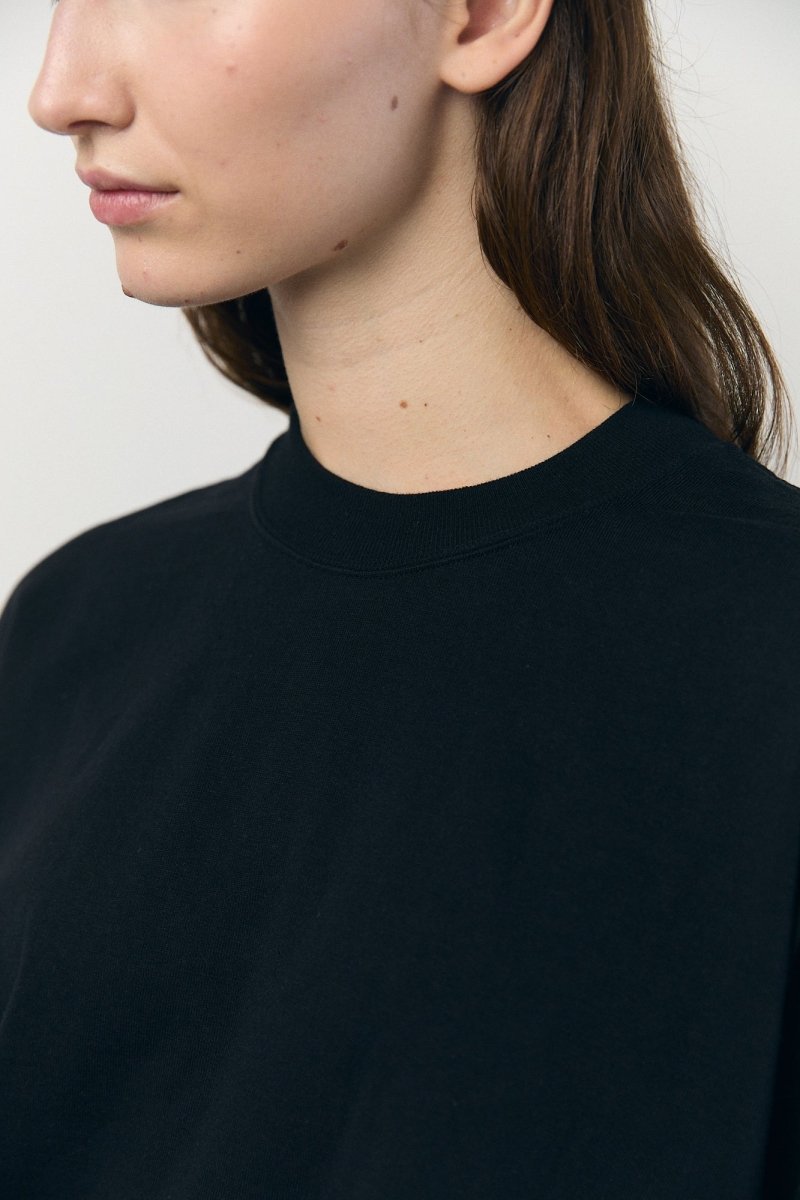 Tube Long Sleeve T-Shirt in Black - Soochie - Yoko Sakamoto