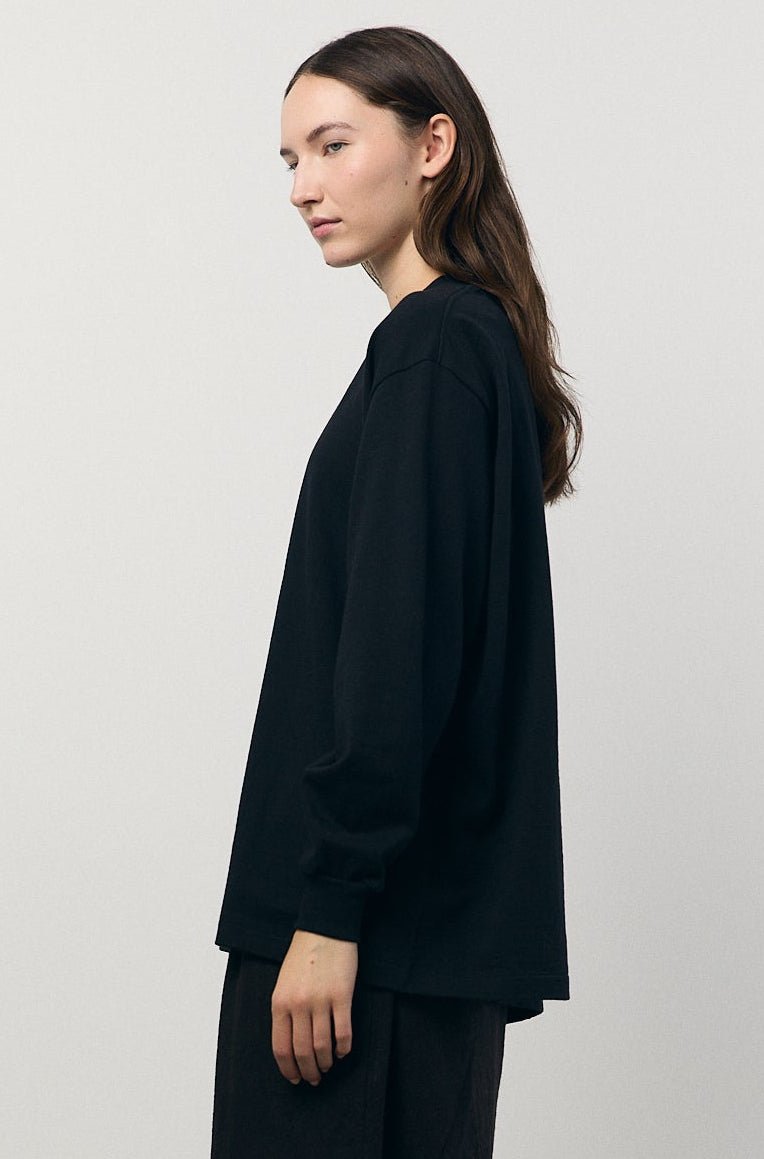 Tube Long Sleeve T-Shirt in Black - Soochie - Yoko Sakamoto