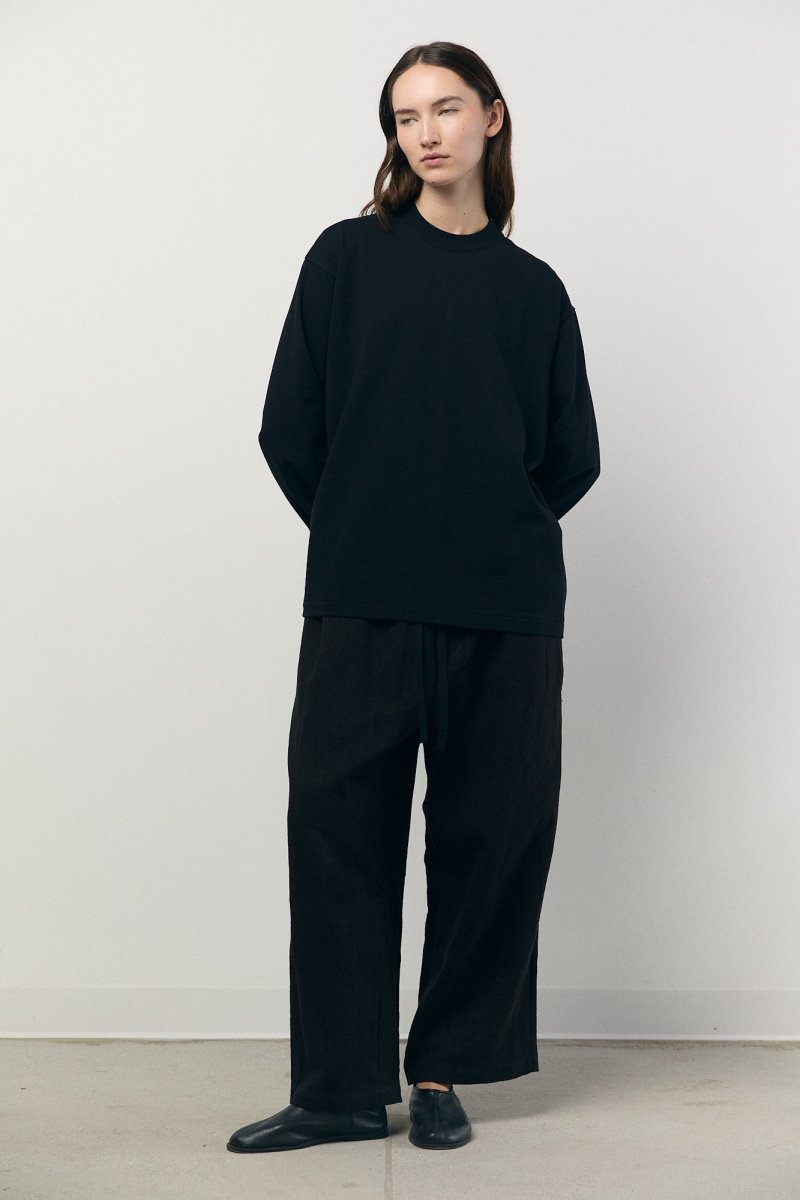 Tube Long Sleeve T-Shirt in Black - Soochie - Yoko Sakamoto