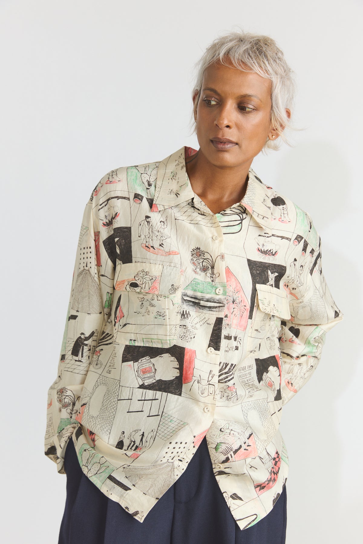 Walter Silk Blouse - Life Lessons