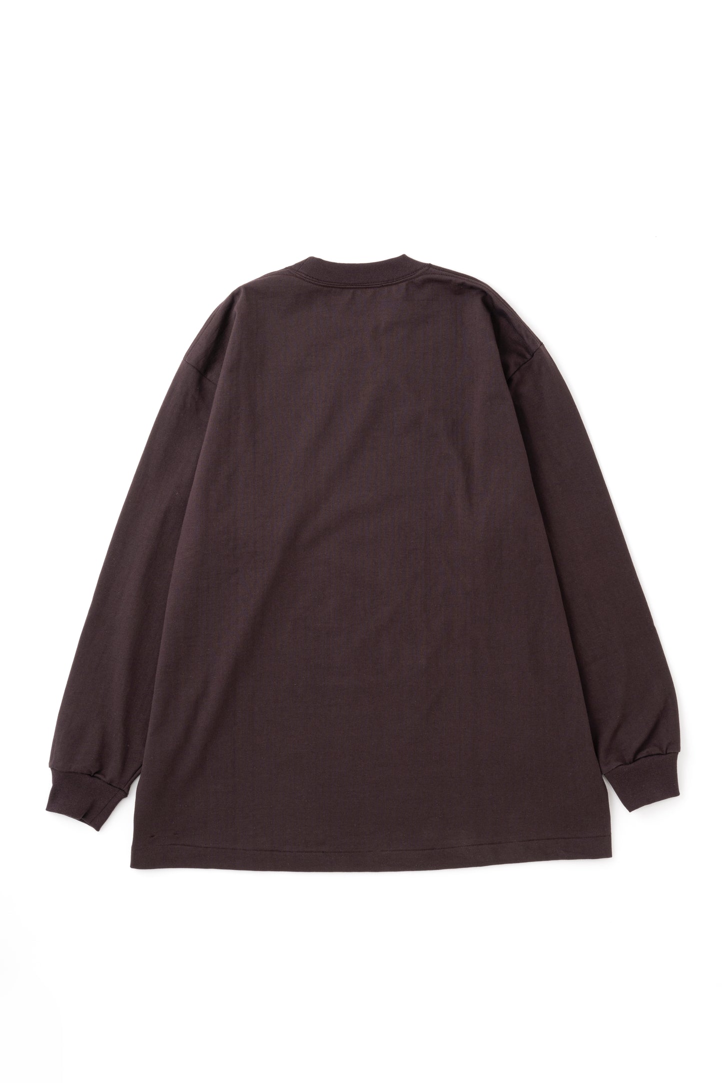 Tube Long Sleeve T-Shirt in Brown