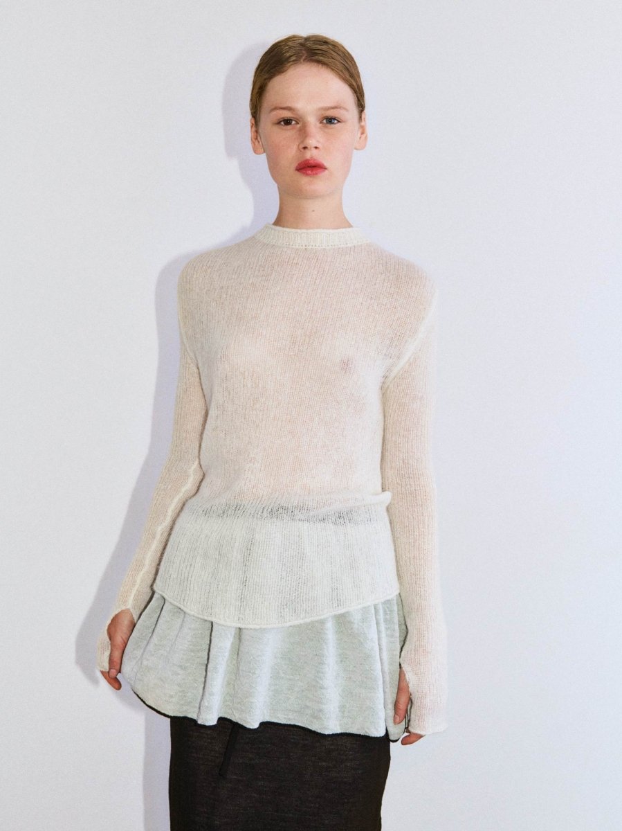 Yubi Sweater in Chalk - Soochie - Rus