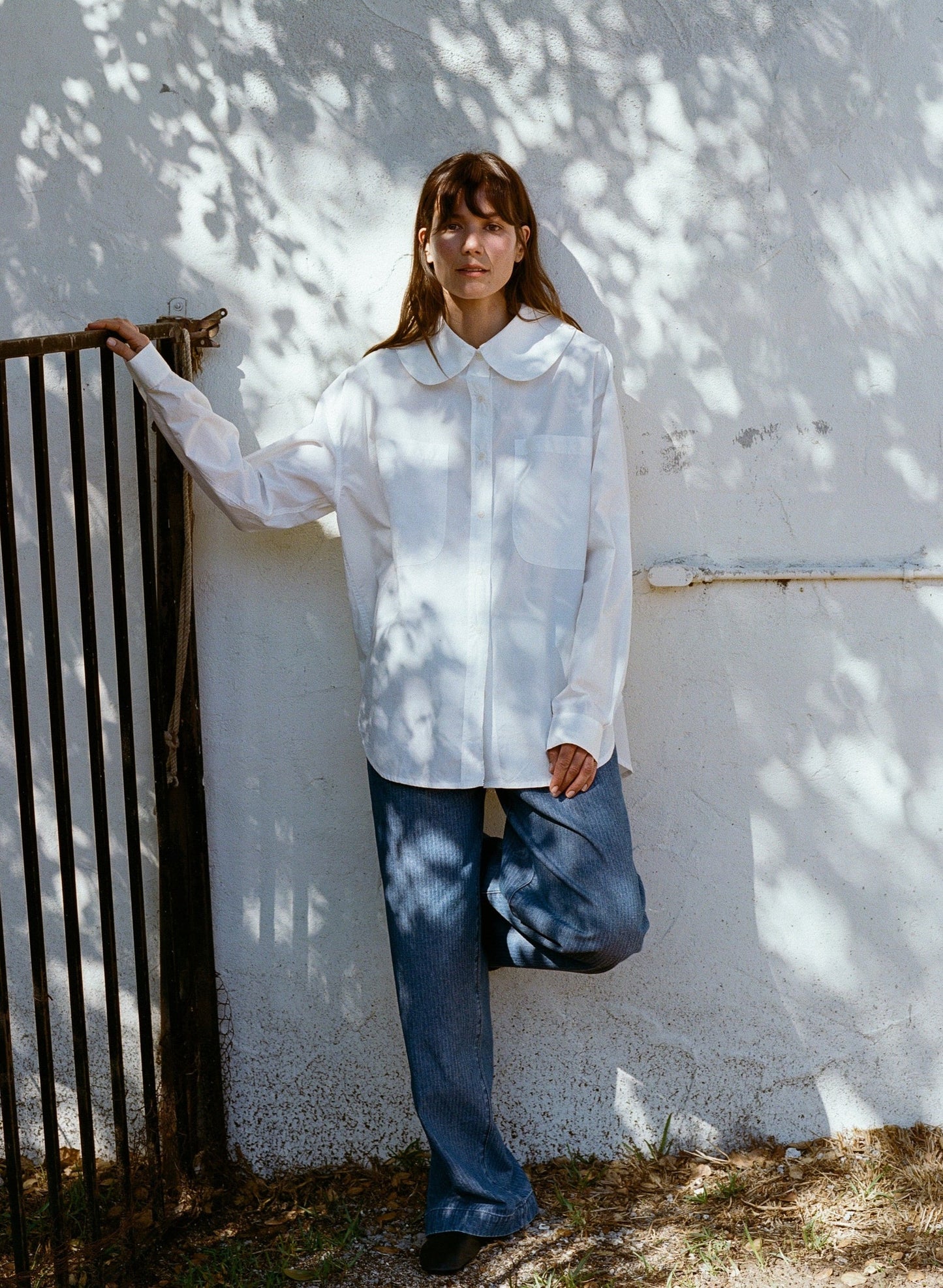 Hollis Oversized Shirt - Salt