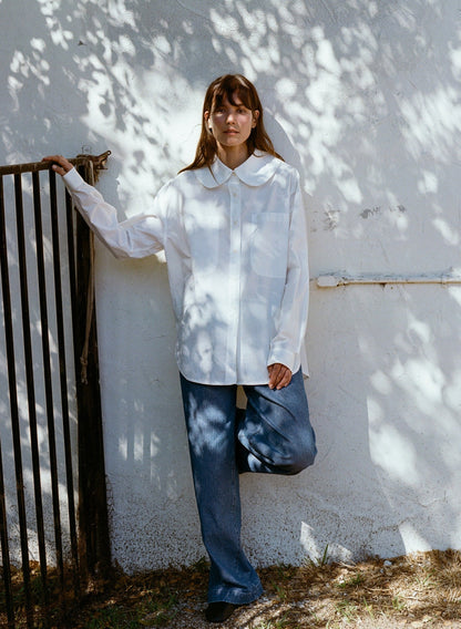 Hollis Oversized Shirt - Salt