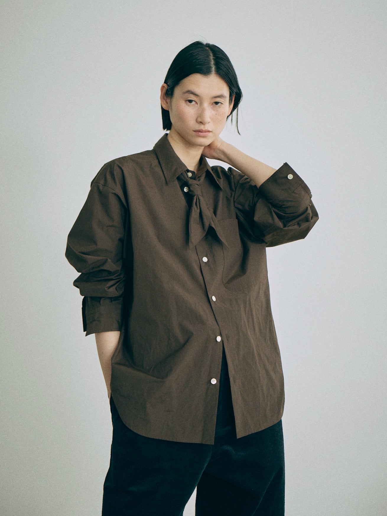 Elen Button-Down - Brown