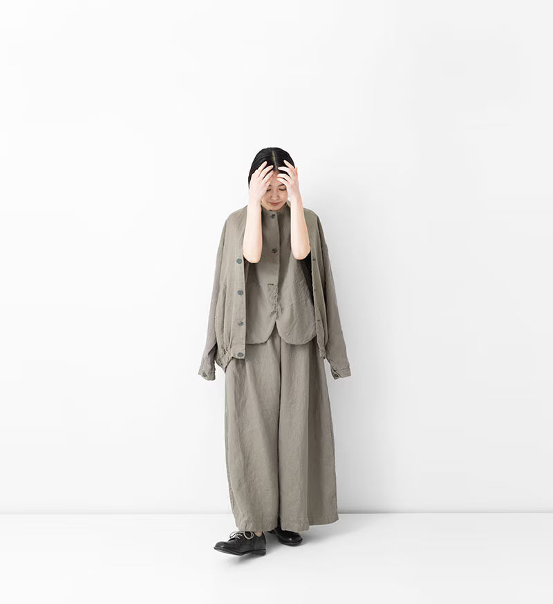 Garment Dye Suspender Pant - Gryge