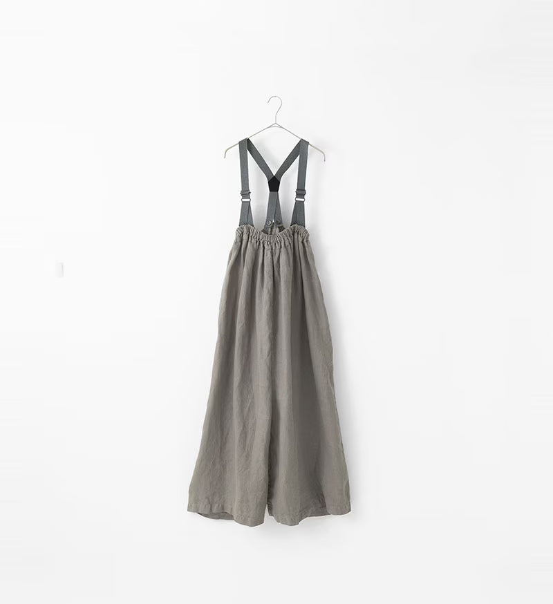 Garment Dye Suspender Pant - Gryge