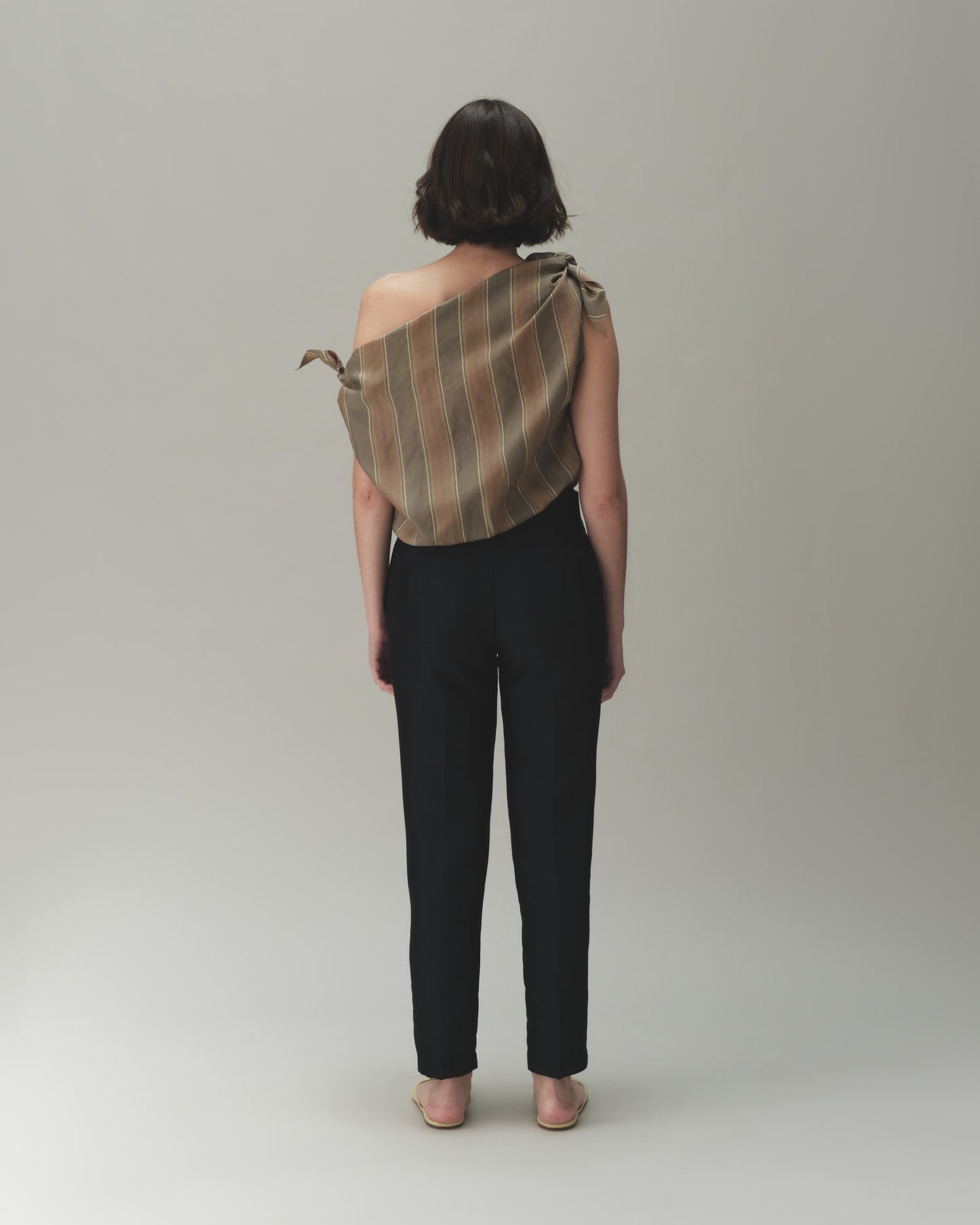 Swan Top in Tie Stripe