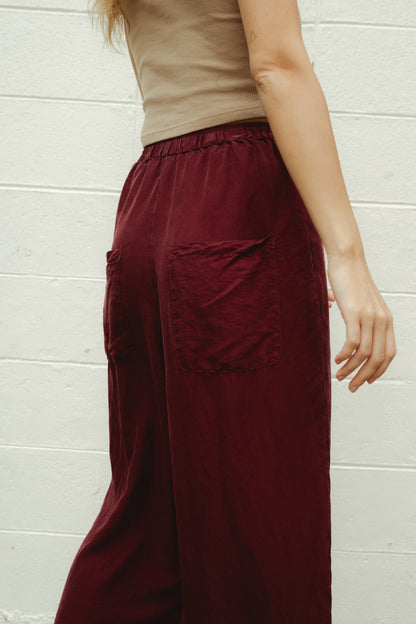 Giona Trousers - Borgogna