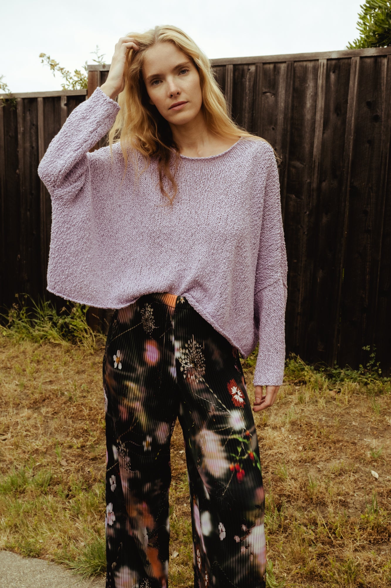 Greta Sweater - Violet
