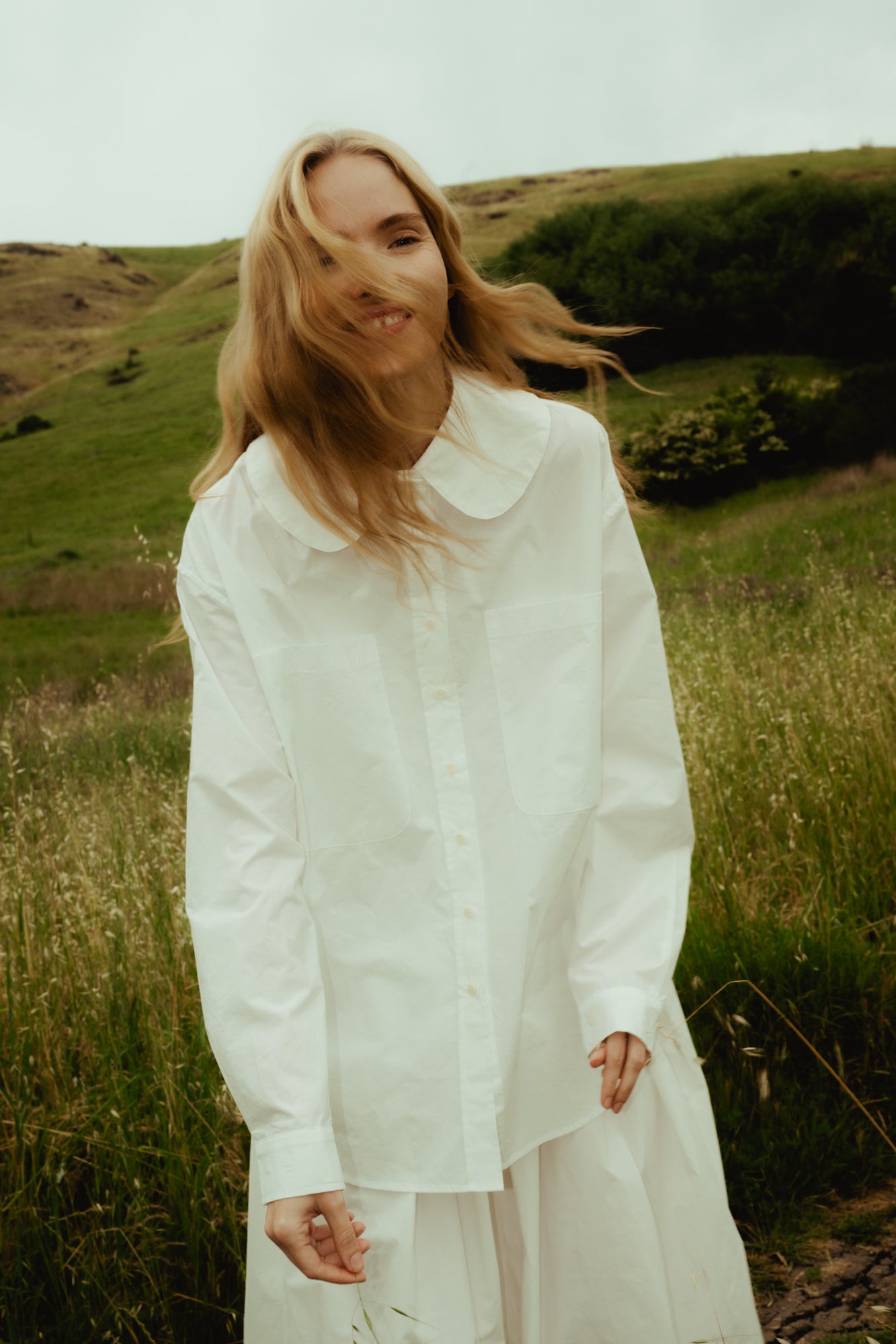 Hollis Oversized Shirt - Salt