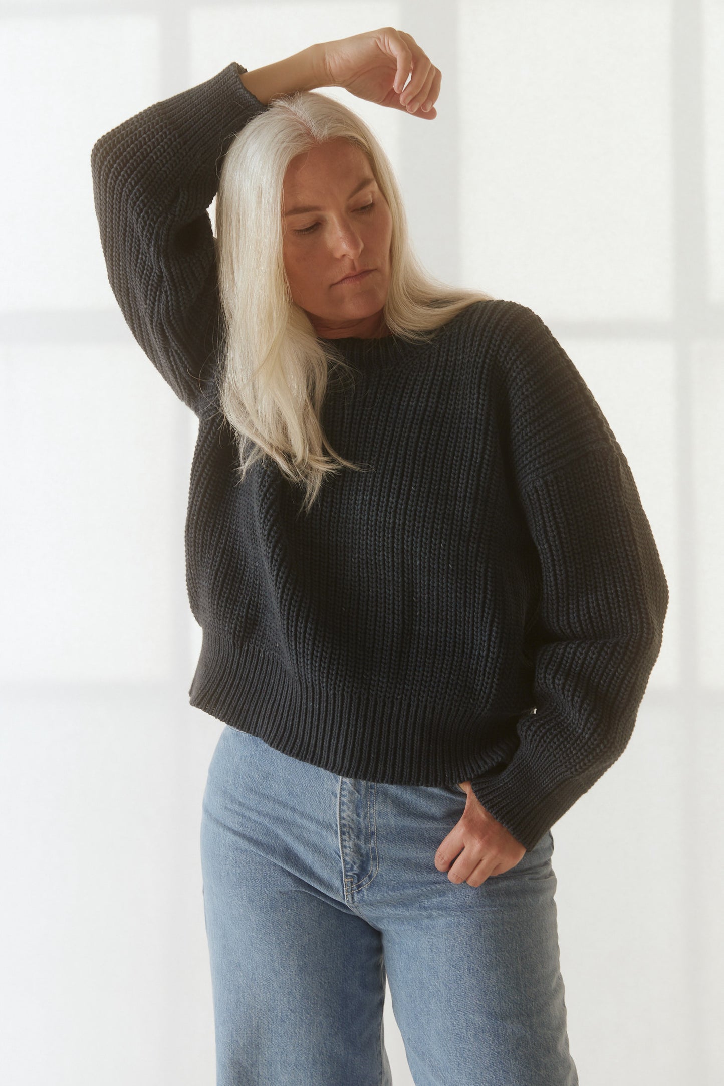 Perle Sweater in Navy