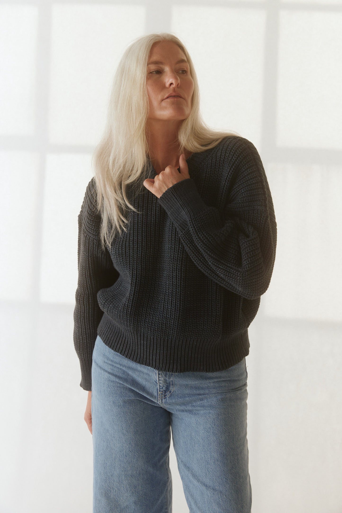 Perle Sweater in Navy