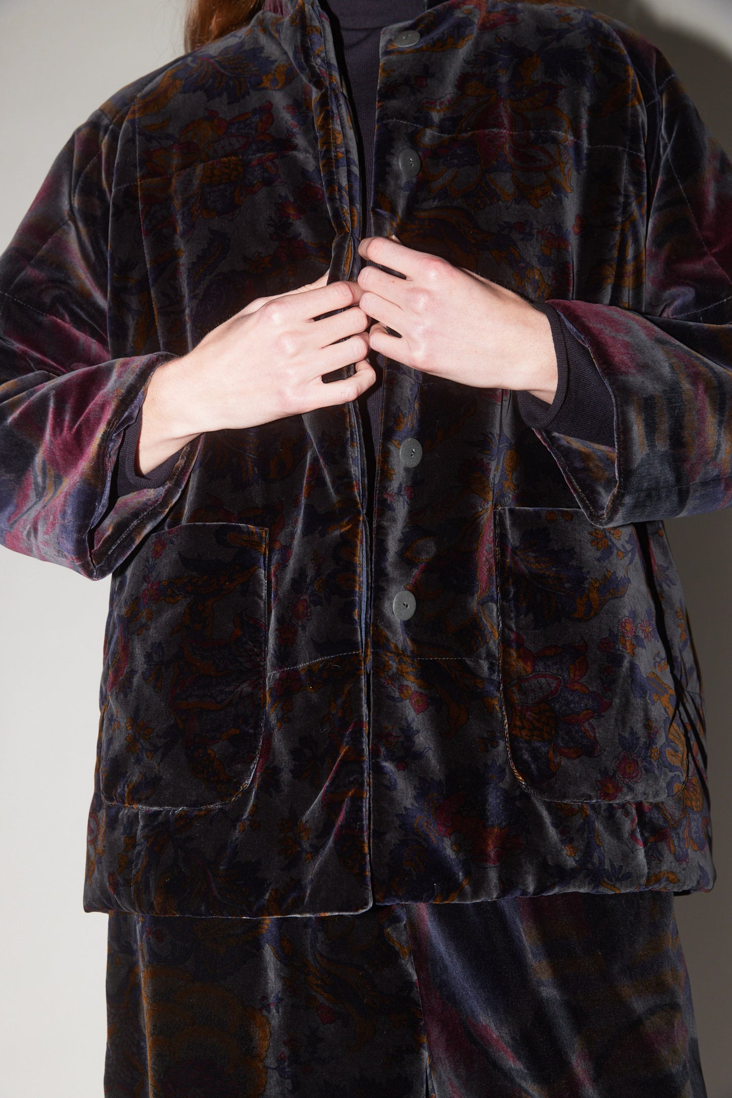 Wadded Velvet Jacket