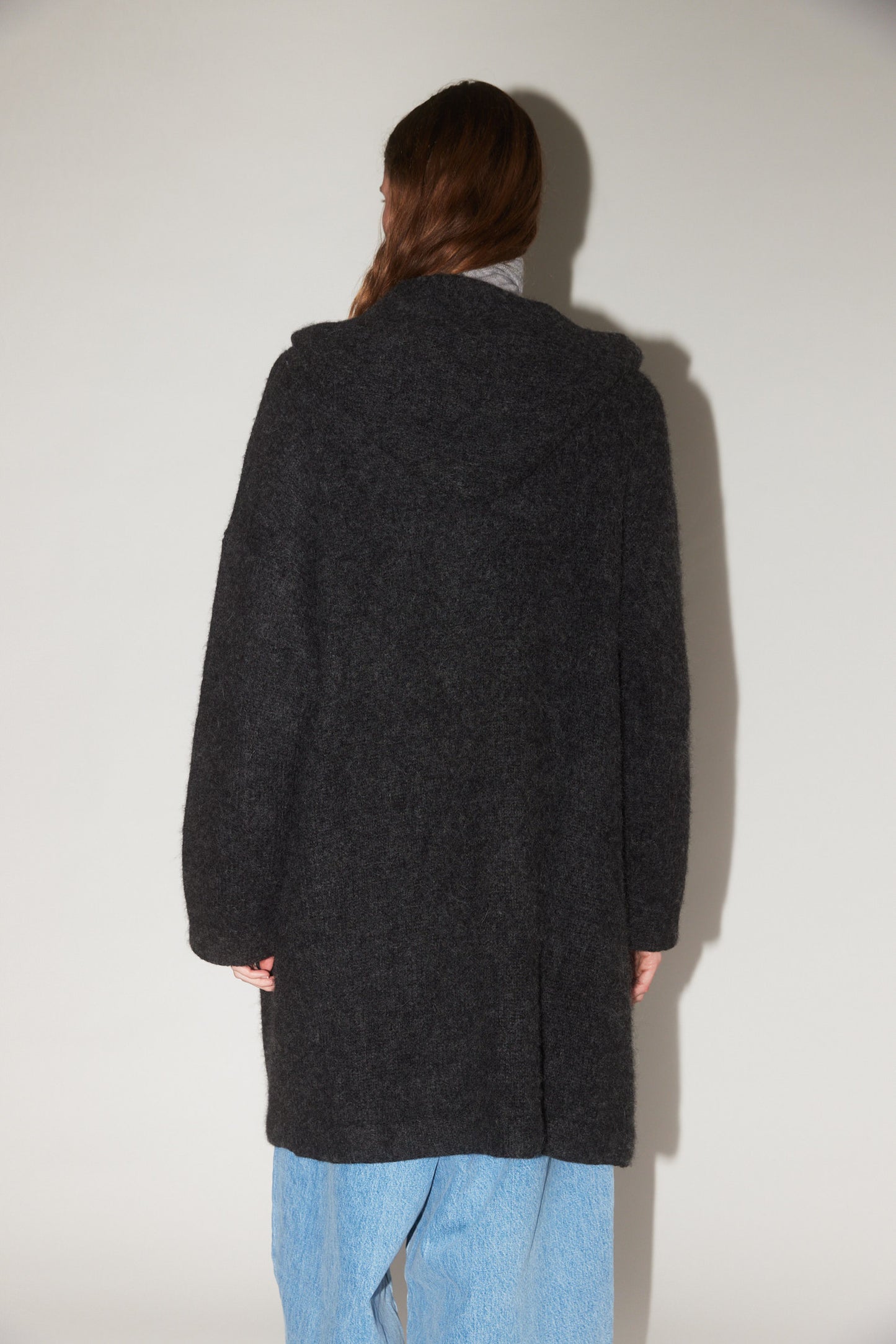 Nook Alpaca Coat in Basalt