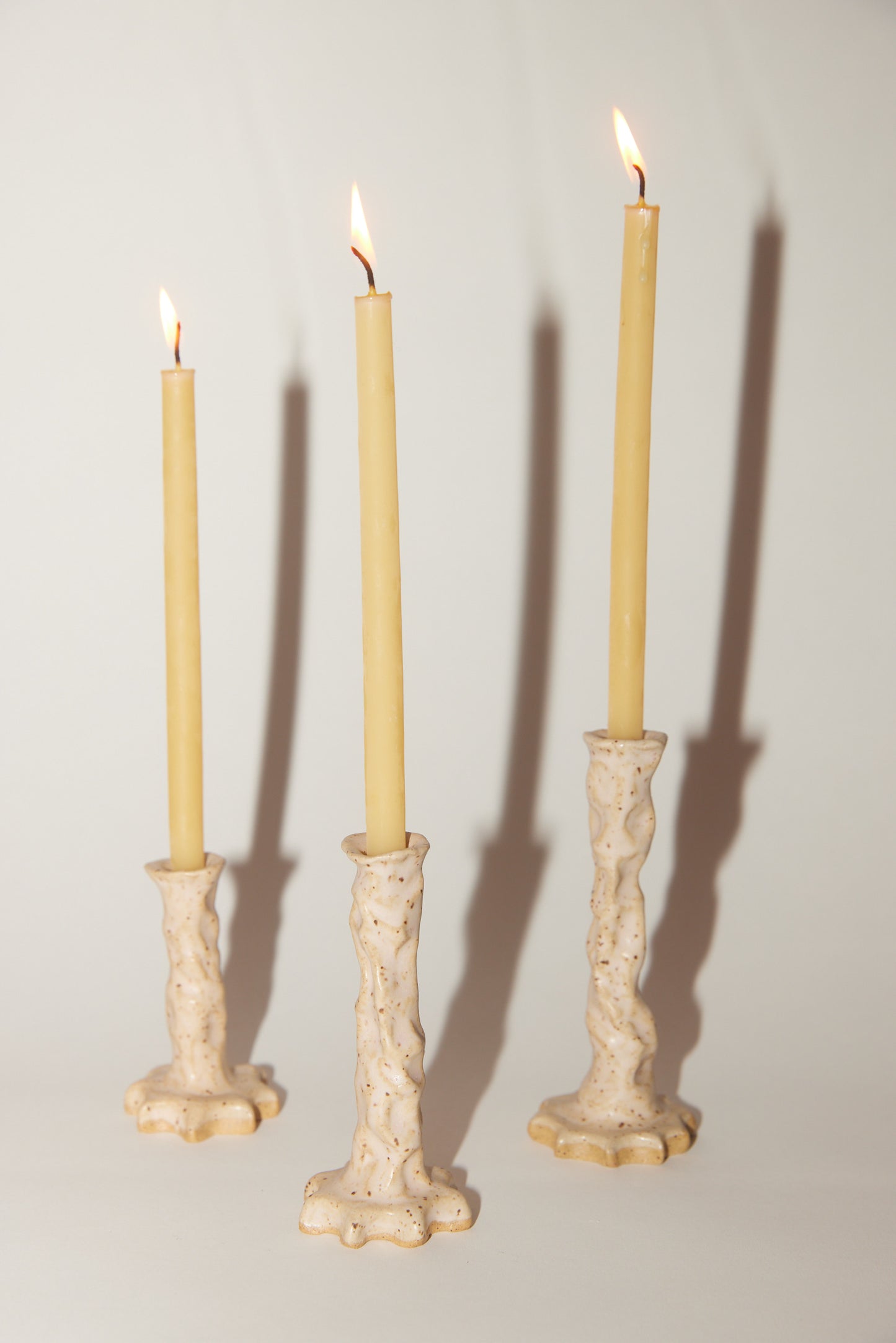 Hand Sculpted Candle Holders