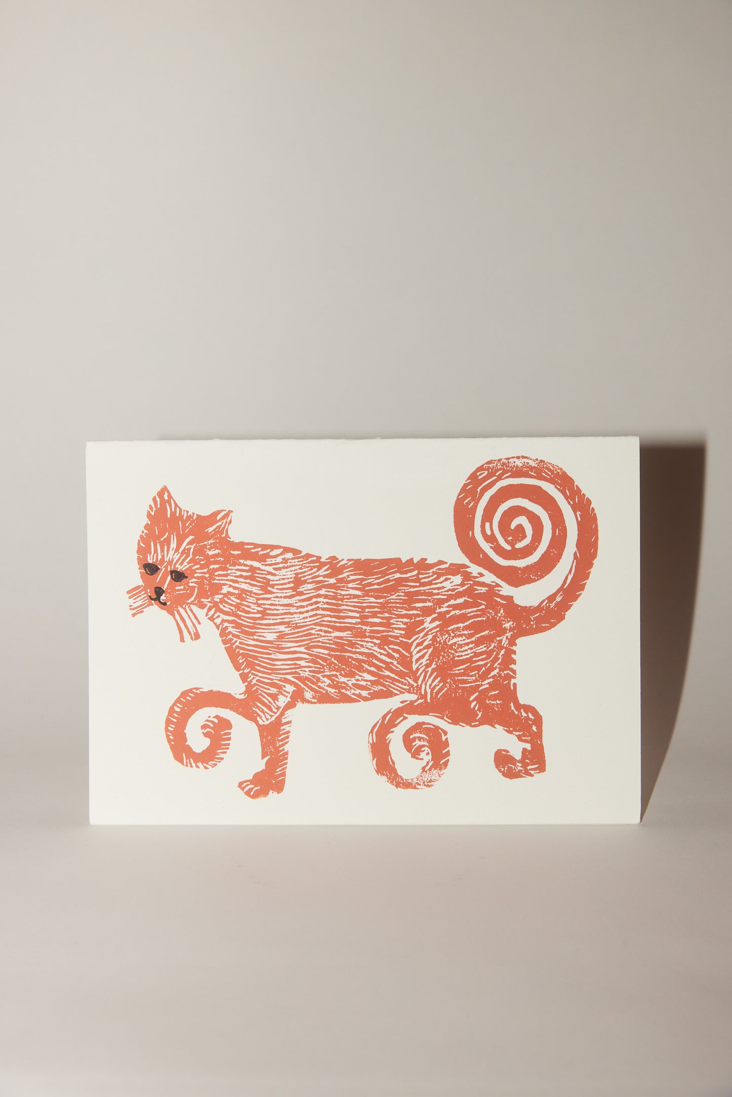 Block Printed Folded Card