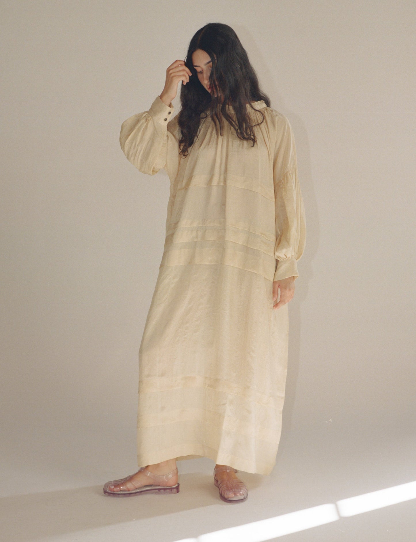 Alva Dress in Light Cornsilk
