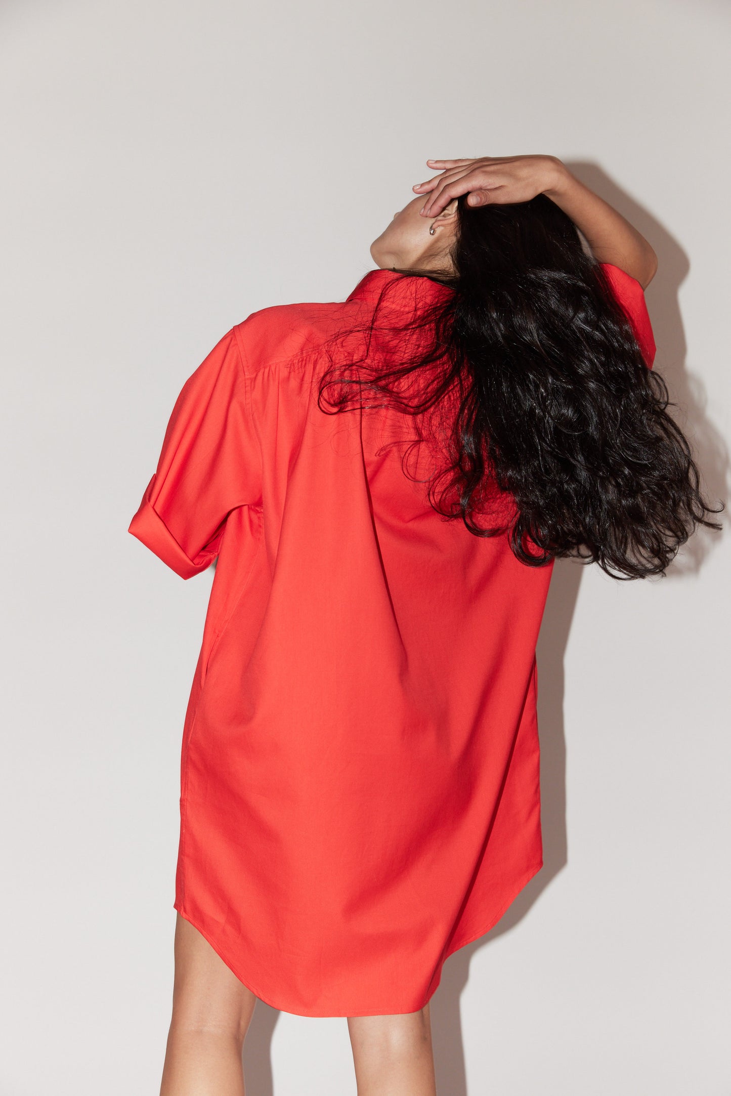 Oxford Short Sleeve Shirtdress