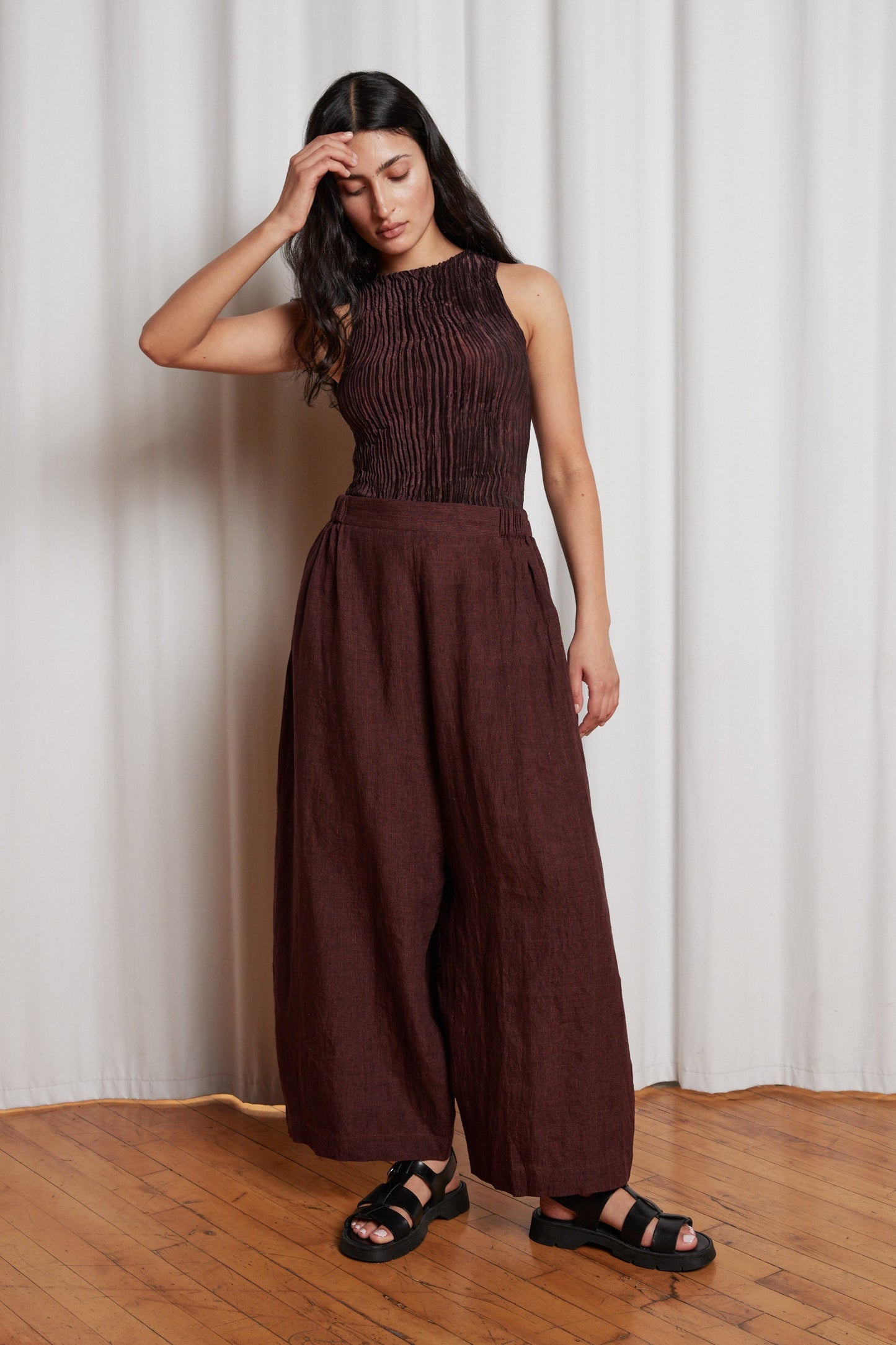Billy Pants in Burgundy