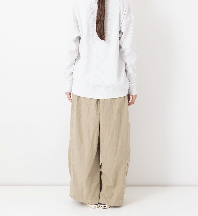 Cotton Silk Pants in Beige