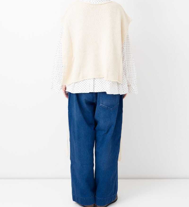 Denim Utility Pants in Blue Indigo