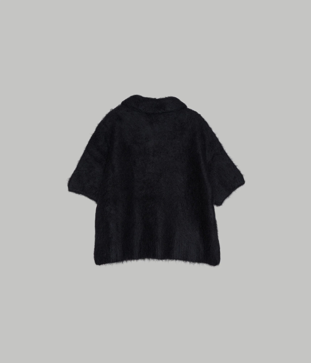 Compact Knit Polo - Black