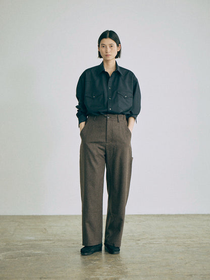 Holt Wool Pant - Brown