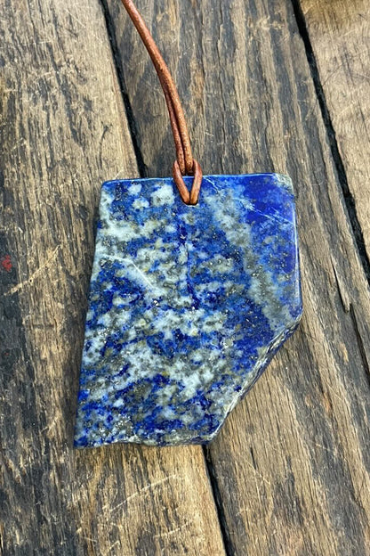 Lapis Slice Necklace