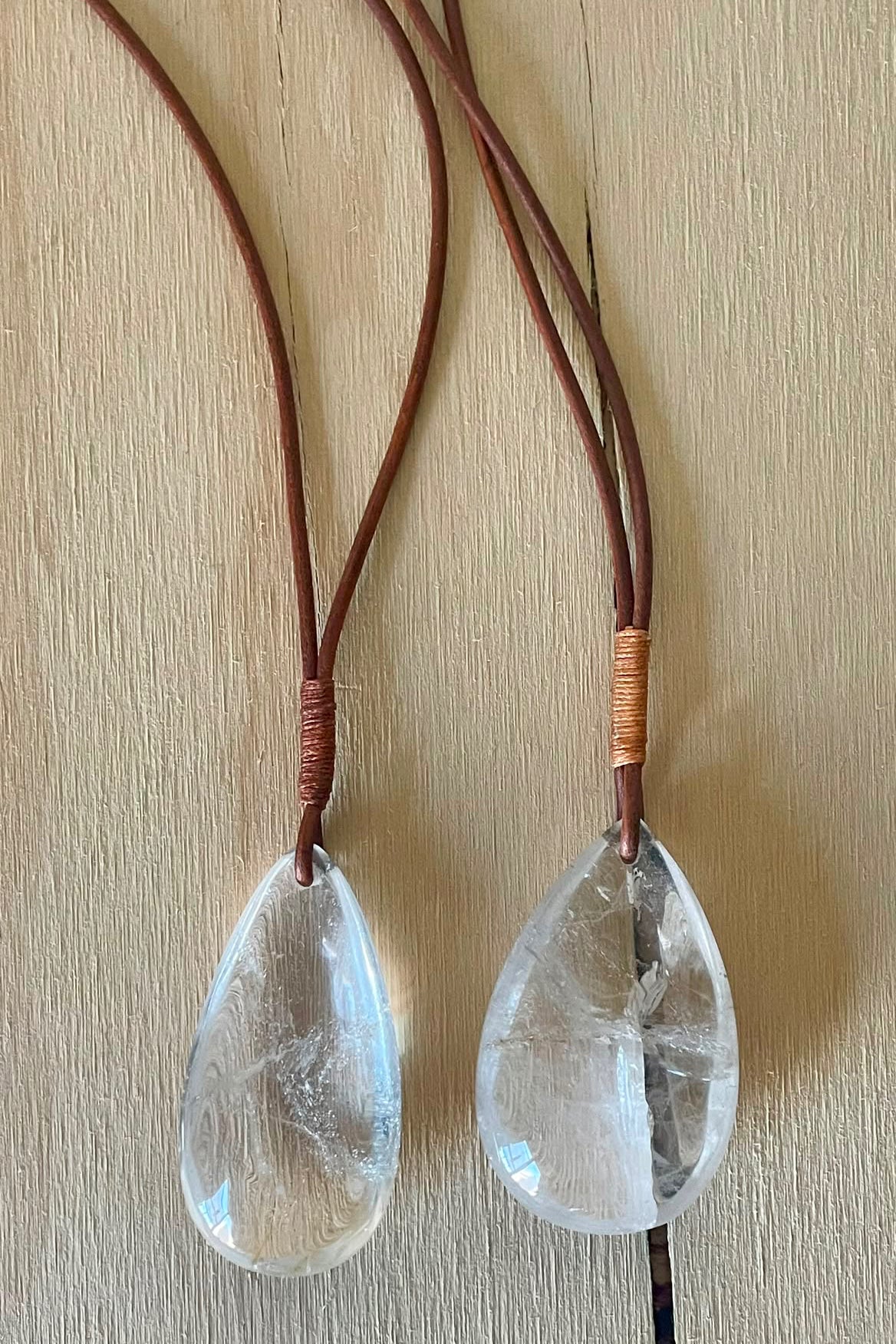 Rock Crystal Chandelier Drop
