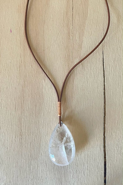 Rock Crystal Chandelier Drop
