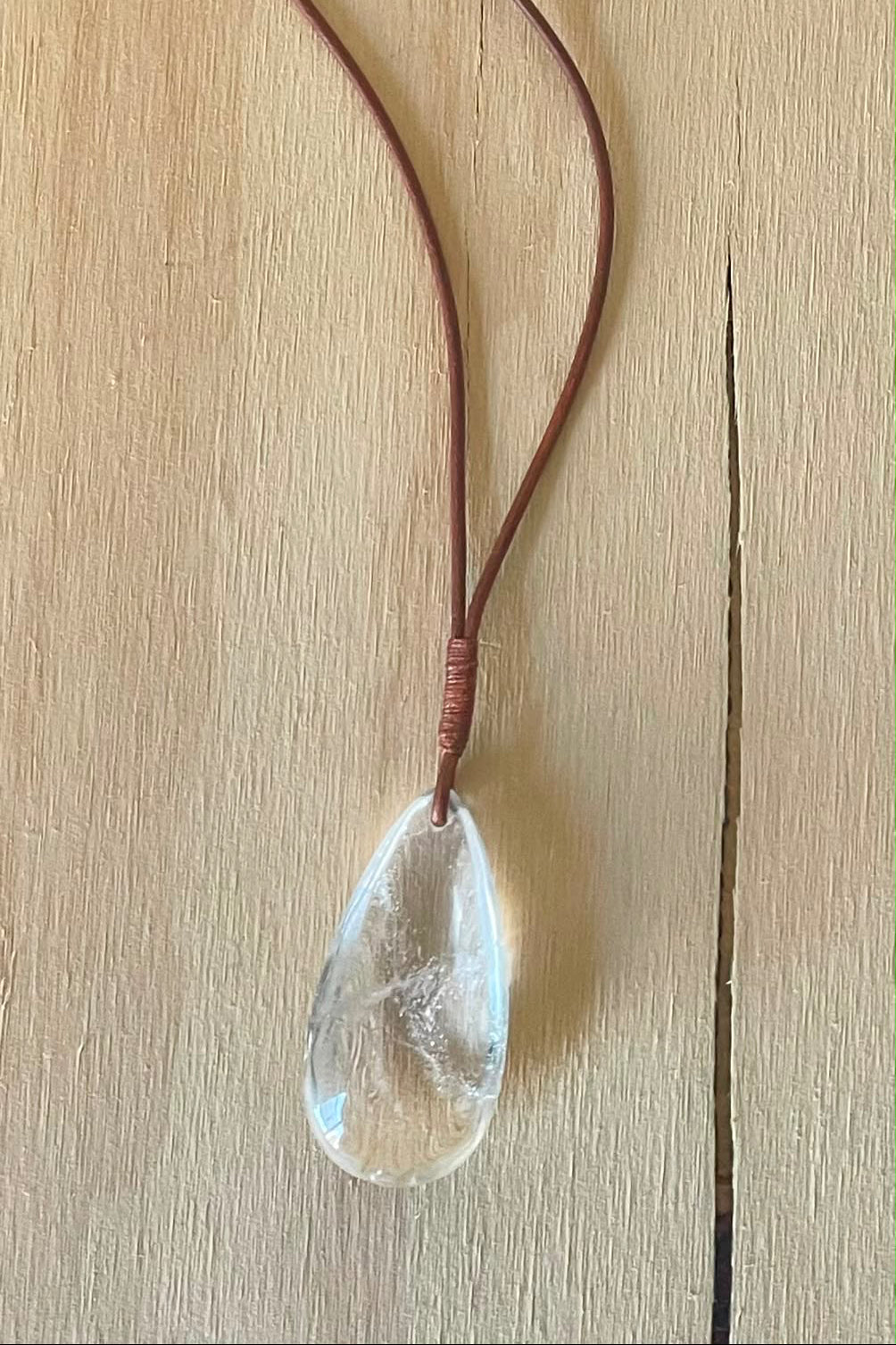 Rock Crystal Chandelier Drop