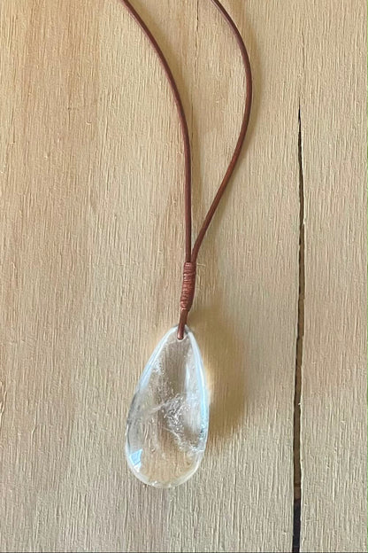 Rock Crystal Chandelier Drop
