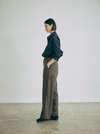 Holt Wool Pant - Brown