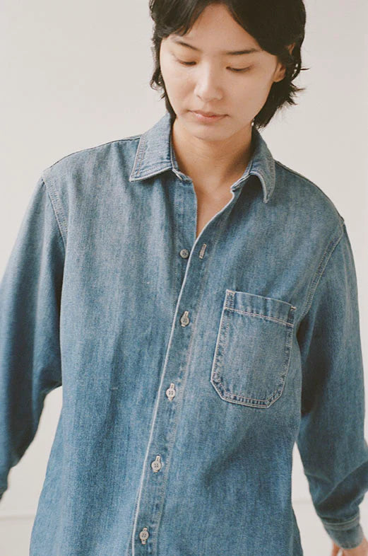 Denim Pocket Shirt - Vintage Indigo