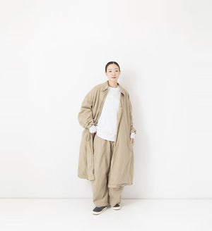 Cotton Silk Pants in Beige