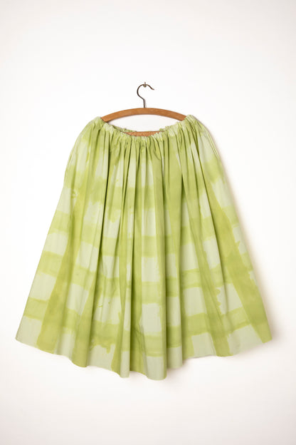 Faro Skirt — Pistachio Check