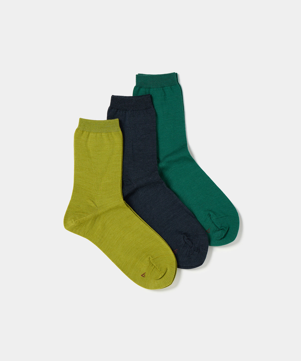 3 Pairs of Colors Socks - Green