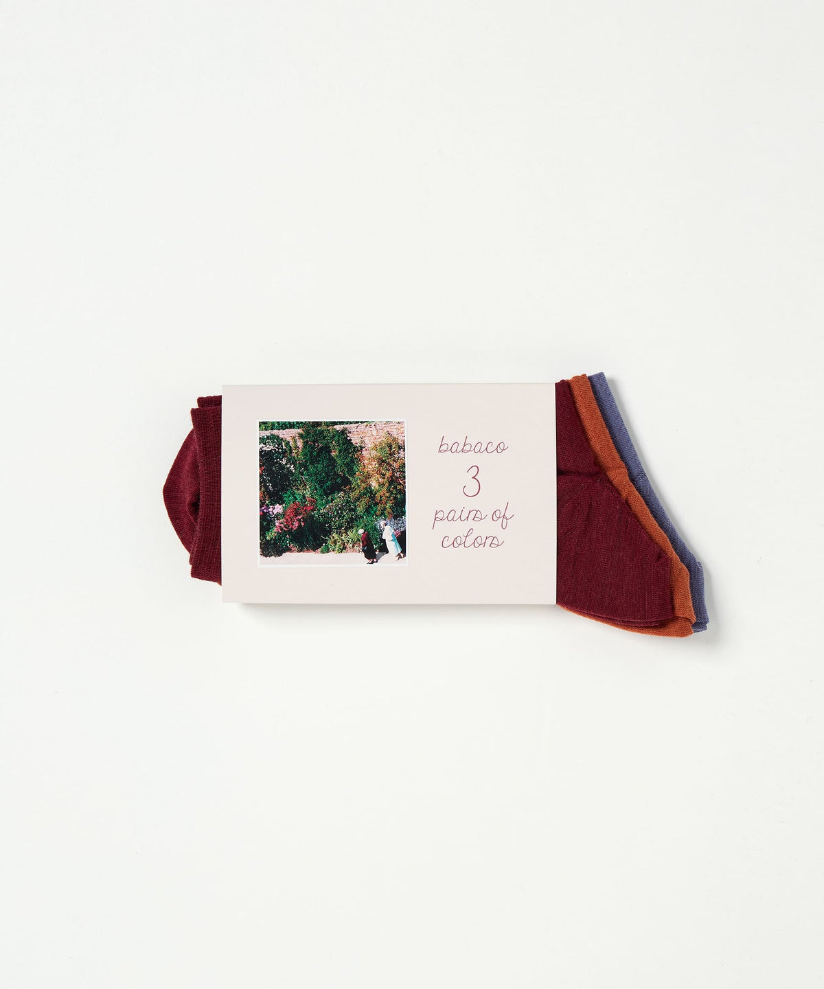 3 Pairs of Colors Socks - Flower Garden
