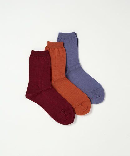 3 Pairs of Colors Socks - Flower Garden