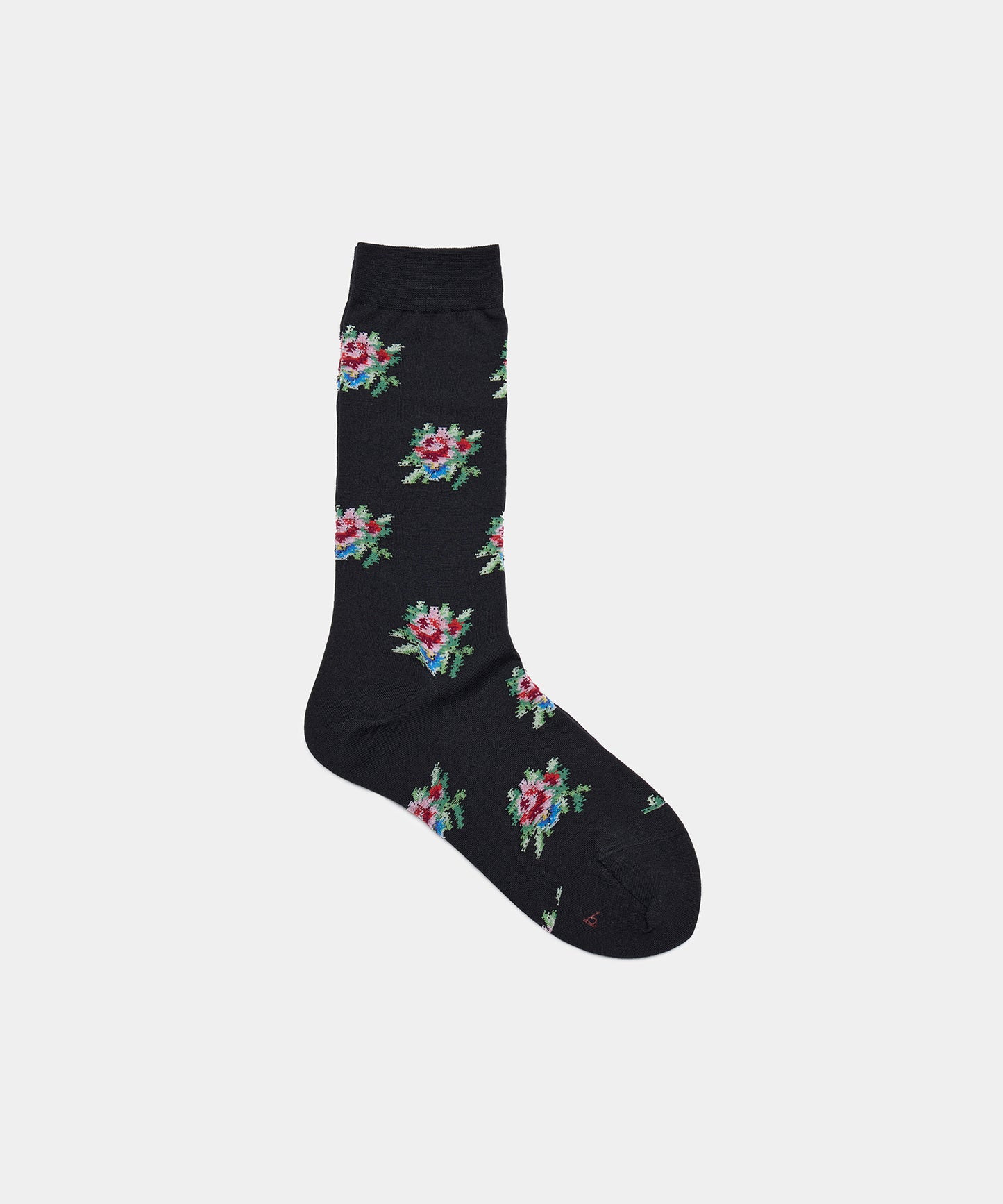 Rose Socks in Black