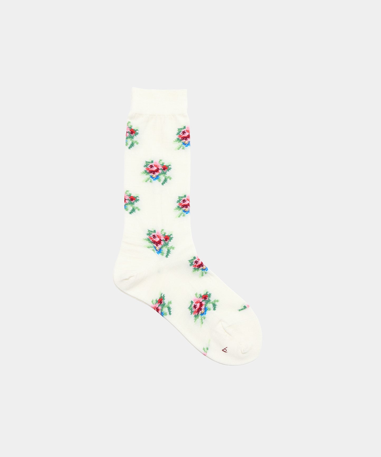 Rose Socks in Off White