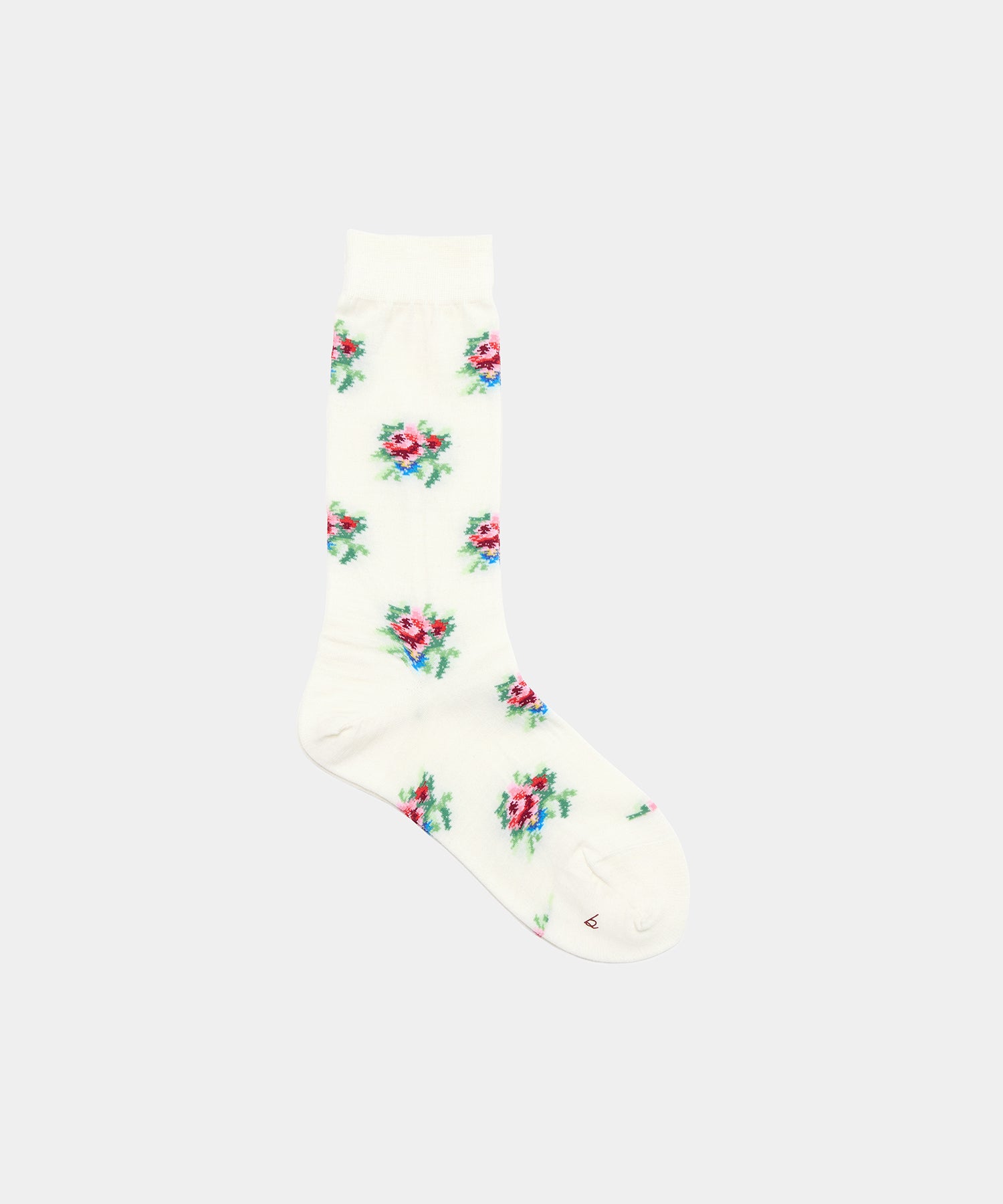Rose Socks in Off White