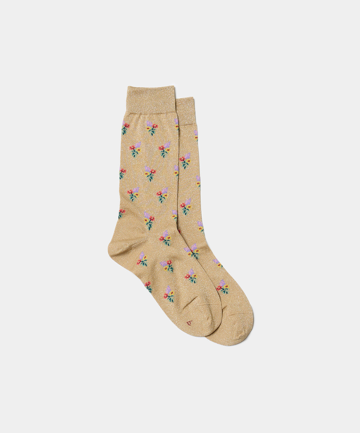 Small Boutquet Lurex Socks - Gold