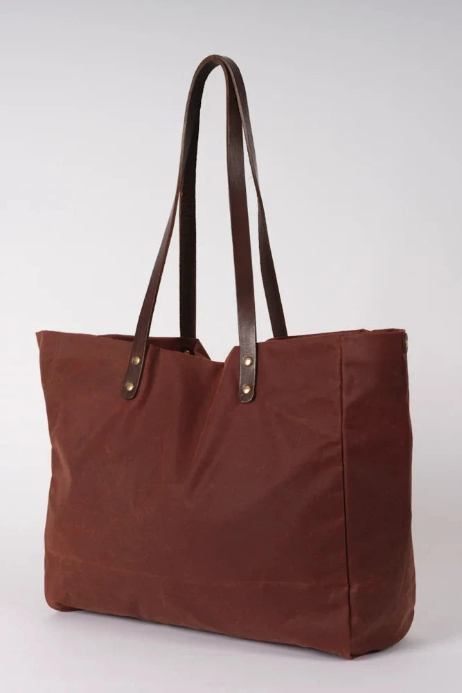 Midi Tote - Chestnut