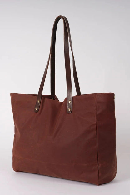 Midi Tote - Chestnut