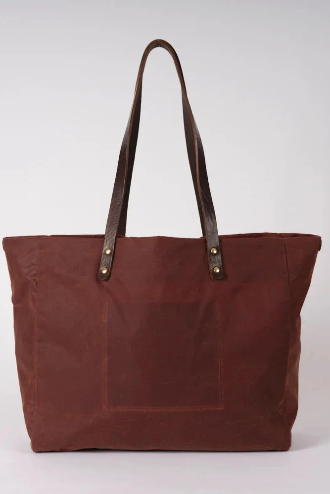 Midi Tote - Chestnut